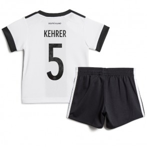 Njemačka Thilo Kehrer #5 Domaci Dres za Dječji SP 2022 Kratak Rukavima (+ kratke hlače)